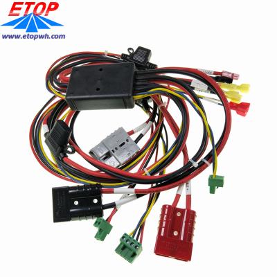 China Custom Electric Automobile Scooter Wire Harness With Power-Pole Connectors for sale