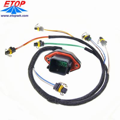 China & DTV02-18PA-C032; Custom DTV02-18PB-C032 Diesel Engine Fuel Injection Wire Harness With DTV02-18 Connectors for sale