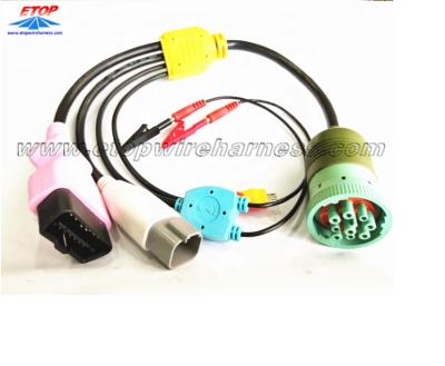 China Heavy Truck Heavy Duty Truck OBD Diagnostic Cable for sale