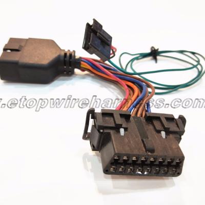 China Automotive Obd2 16pin Male To Female Extension Diagnostic Cable For Truck for sale