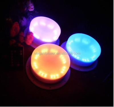 China Hotel IP 68 Water Proof RGBW Led Furniture Battery Light Lamp D Uplights For Indoor And Door Furniture for sale