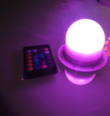 China Wireless RGB Battery Operated Sports RGB Stadiums Led Light Source, Round LED Vase Background Light, Furniture Light Light Base for sale