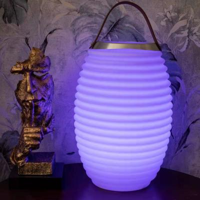 China 2022 Viable Waterproof 16Rgb Colors Changing By Night Light Remote Led Speaker Ice Bucket For Champagne Bar Beers for sale