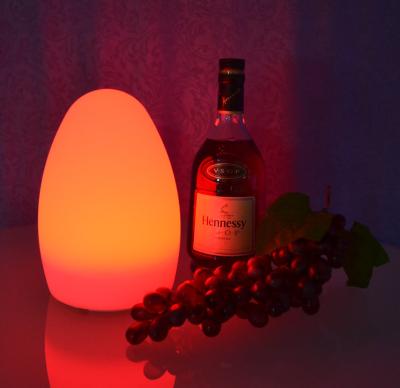 China Modern Rechargeable Waterproof Led Desk Lamp Illuminated Egg Shape Led Table Light for sale