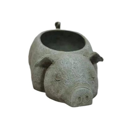 China The other PIG GARDEN RESIN PLANTER for sale