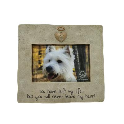 China MEMORIAL RESIN GARDEN RESIN DAILY PET PHOTO FRAME 4