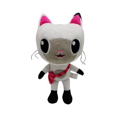 China Dollhouse 25cm Box Backpack Cat Plush Doll Soft Stuffed Animals Plush Toys Soft Comfortable Kids Toy Gabby for sale