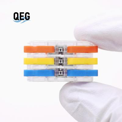 China Widely used in electrical wire splice 3 way wholesale industry lead wire lug block connector fast home compact connectors for sale