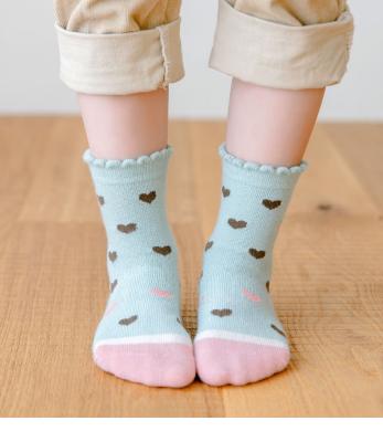 China Cute sporty children's socks cartoon dots girls tube jars baby socks 1-12 years old can wear children's socks for sale