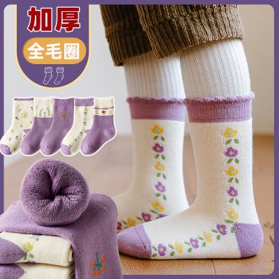 China Autumn and winter sports thick terry socks, children's socks, baby can be worn from 1-12 years old for sale