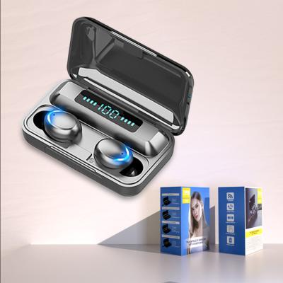 China Support charging wireless mobile phone sports headsets business f9 working earphones, noise canceling waterproof tws f9 wireless headphones for headphones for sale