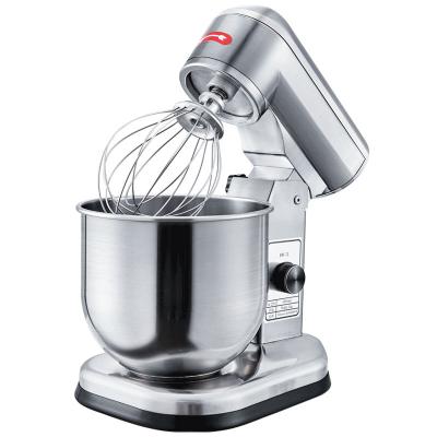 China Commercial 5L RV Bread Food Mixer Professional Kitchen Baking Planetary Dough Mixer for sale