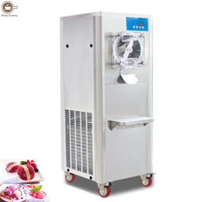 China Automatic Production 110V/220V Vertical Commercial Ice Cream Machine Gelato Hard Ice Cream Mixer for sale