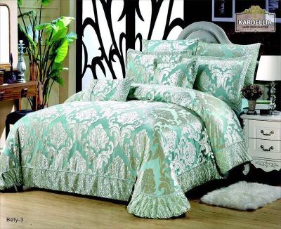 China Disposable eight pieces of high precision cashmere embroidery floral null bedspread for sale