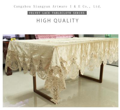 China Waterproof European Rectangular Household Modern Home Tablecloth for sale