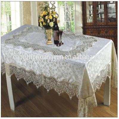 China 2018 Hot Selling New Flower Designs Custom Exquisite Competitive Tablecloth Printing for sale