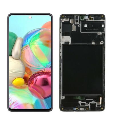 China Samsung Galaxy A71 A715 SM LCD Display Touch Digitizer Parts Frame OLED LCD Display WHOLESALE ORG LCD -A715F/DS for sale