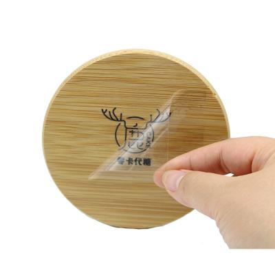 China Customized Waterproof Customized Logo Hollowed and Separated Word Self Adhesive Sticker Trademark Label UV Transfer Sticker for sale