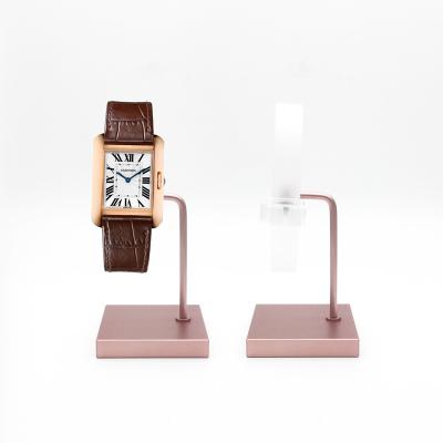 China Creative Morden Rose Gold Stainless Steel Watch Display Stand for sale