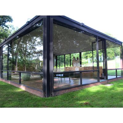 China Contemporary Modular Prefab Solarium Cavity Four Season Sun House for sale