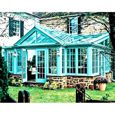 China Garden Home Sunroom Installation Prefab Aluminum Frame Temporary Lowe Sunroom for sale