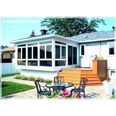 China Garden Home Four Season Room with Front Veranda Design 4 Season Solarium Sunroom for sale