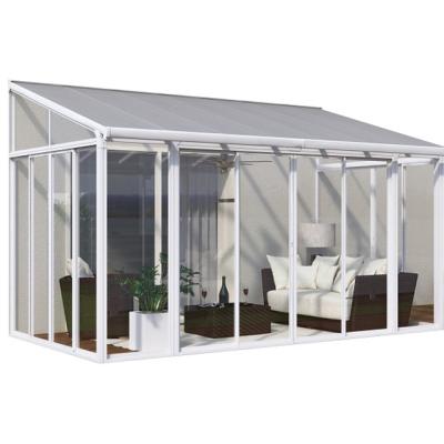 China Garden House Autumn/Winter Aluminum Alloy Low-E House Glass House Backyard Glass House for sale