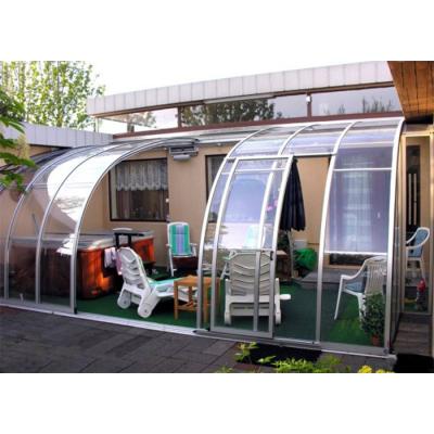 China Aluminum Garden House Structure Sunlight Winter Garden Patio Room Solarium for sale