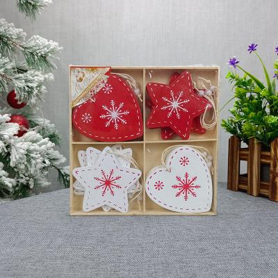 China Holiday Decoration High Quality Christmas Ornaments Wooden Combination For Gift Home Crafts for sale