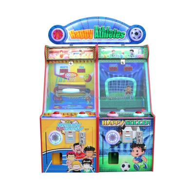 China Toda Basketball Machine Wooden Coin Operated Happy Kids Pulling Simulator Lottery Game Machine for sale