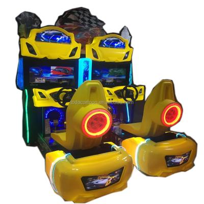 China 2021 Hot Metal+Plastic 2 Player Video Game Machine Car Simulator Game Machine for sale