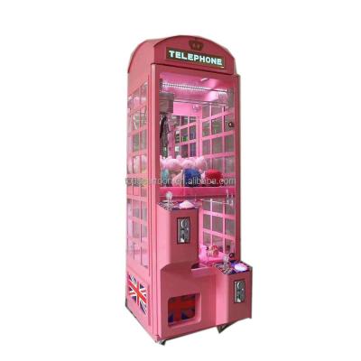 China Gifts Inside 2021 Two Players Toy Crane Machine Different Colors Lace Yellow Purple for sale