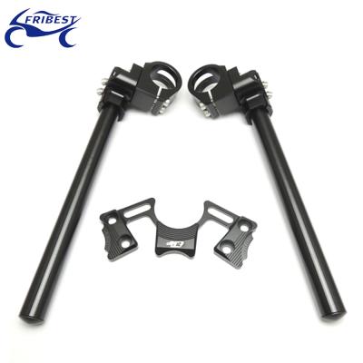 China Alu 6061 Motorcycle Clip On Handlebar For KAWASAKI ZX6R ZX10R ZX12R ZX14R for sale