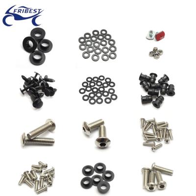 China Motorcycle Parts Fairing Cover Thread Anchor Screw Hex Bolt Nut Fits For NINJA 250 2008-2012 OEM Fit Whole Sets FBTKA009 FBTKA009 for sale