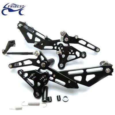 China Hot Sale Motorcycle Spare Parts CNC Adjustable Rearset Fit For MSX125 2013-2015 With Rear Footpeg 2004-2007 FARHD006-BBK FARHD006-BBK for sale