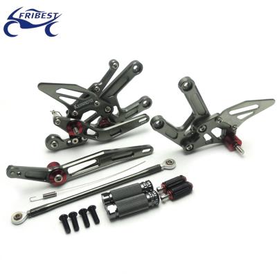 China Motorcycle Spare Parts Hot Sale CNC Adjustable Rearset Fit For YZF-R6 2006-2014 FARYA002-BTI FARYA002-BTI for sale