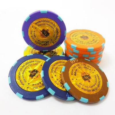 China Best Price Casino / Poker Club Game High Quality Strip Poker Chips for sale