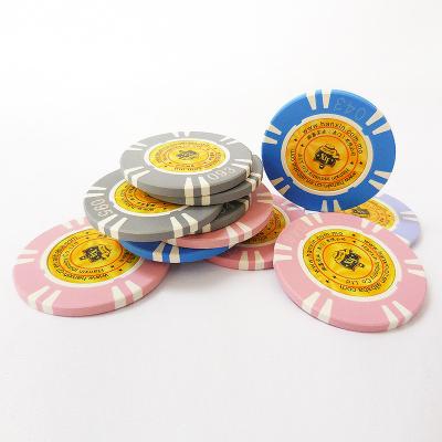 China Casino / Club Game OEM Casino Chips Clay Poker Chip Set 500 Casino Use for sale