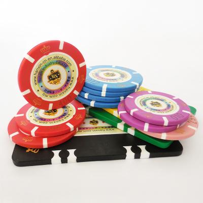 China New Casino / Poker Club Gaming Design Numbered Chip Custom Logo Poker Gambling Chips for sale