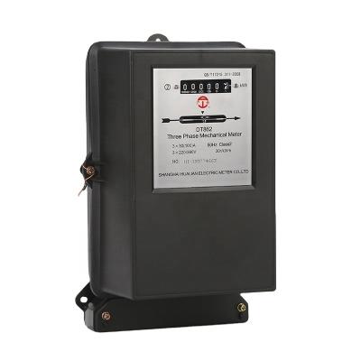 China Manufacture KWH Meter Application Electric Meter AC Three Phase Transparent Active Meter Wall Mounted Mechanical Meter for sale