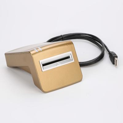 China High quity golden colorprepaid meter recharge electricity usage IC card reader DDSY886 for sale