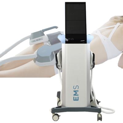 China Custom Standing Type 4 Handles EMS Muscle Stimulation Private Logo Slim Body Sculpting Machine Muscle Stimulation Machine Emsculptt Slimming for sale