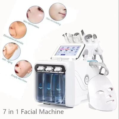 China Face Cleansing Generation 7 1st in 1 hydra facial machine h2o2 maquina hydra facial machine hydra dermabrasion machine equipo hydro hidro for sale