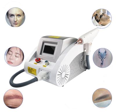 China New Arrival Dye Removal Machine Q Switched ND Yag Q Switched Picosecond Laser Tattoo Removal Desktop Portable Q Switched Machine for sale