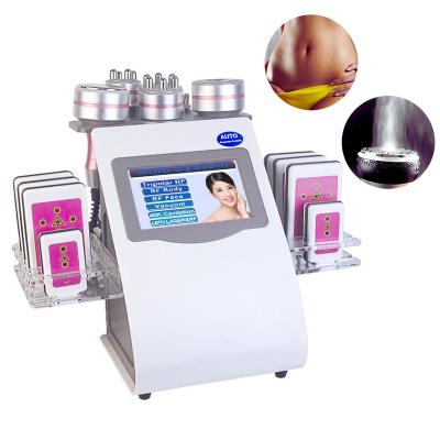 China New Arrivals Cellulite Reduction 6 in 1 Kim 8 RF Slimming Machine Lipo Lasers Body Slimming Machine Cellulite Remover Cavi tation Machine for sale