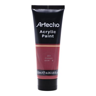 China Artecho Acrylic Paint for Art Paint, Decorate, Crimson Red 4.05 Ounce/120ml Acrylic Paint Supplies for Wood, Fabric, Crafts 4.05oz/120ml for sale