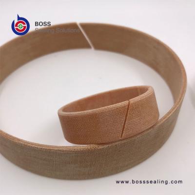 China WR phenolic resin cloth guide tape wear rings high pressure resistance green pink black white red color for sale