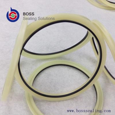 China Buffer seal hydraulic rubber rod seal PU POM/PA seal HBY  seal kit spare parts for excavaotors for sale