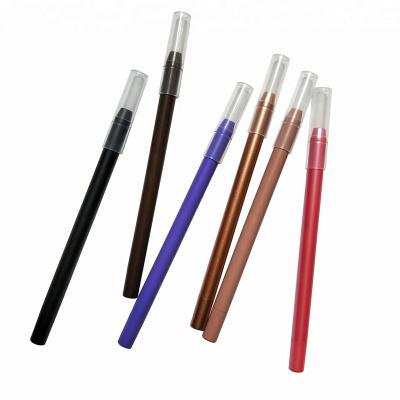 China Waterproof injection molding can surface pen tube lip liner packaging material OEM box process for sale