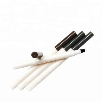 China Waterproof Korean Cosmetics Waterproof Liquid Eyebrow Pencil Packaging With Brush for sale